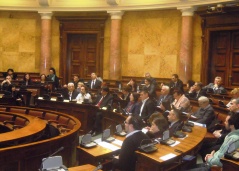 1 March 2013 Participants of the public hearing organised by the Health and Family Committee